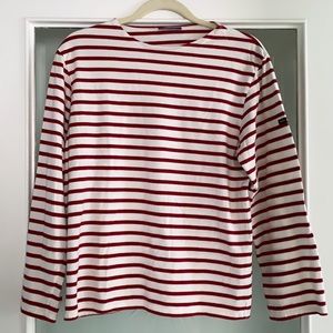 Saint James Minquiers Moderne Striped Sailor Shirt
